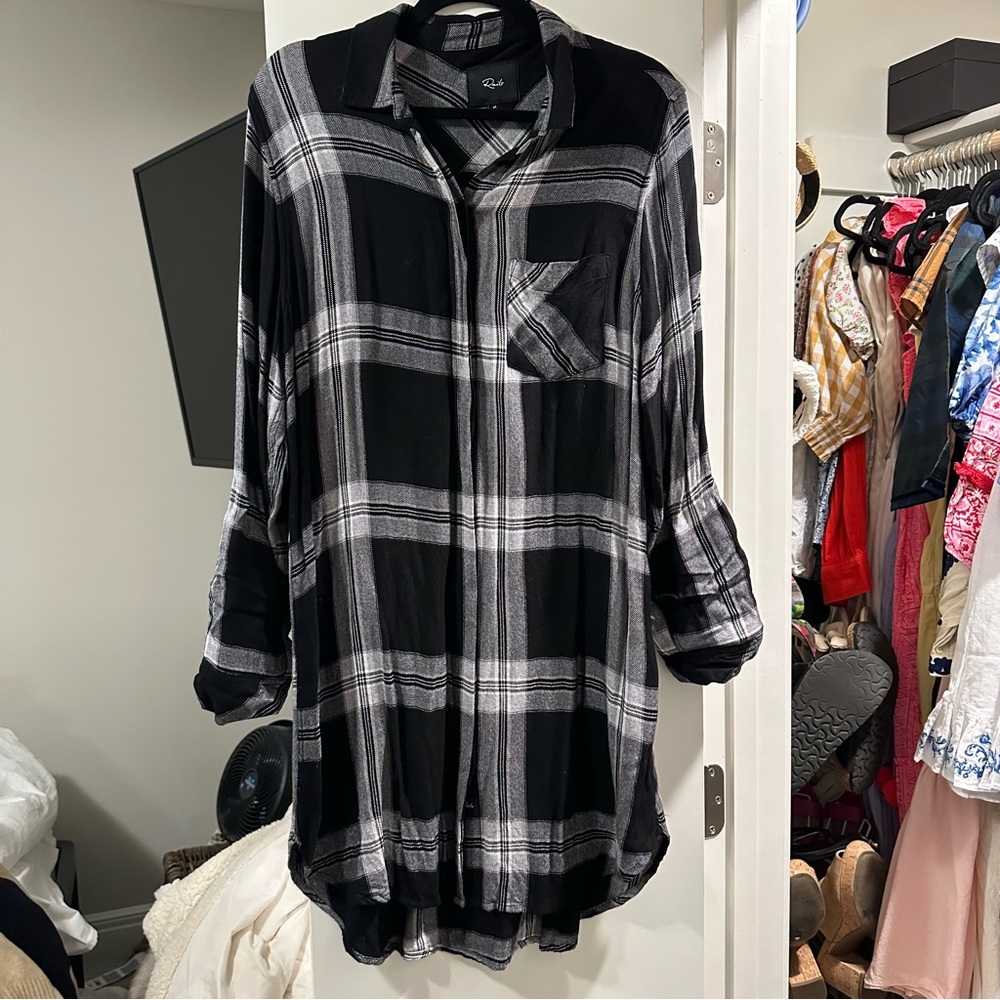 Rails Plaid Shirt Dress